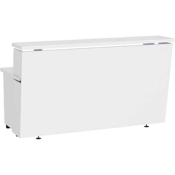 Latitude Run® Tera 68.9" Straight Reception Desk w/2 Pedestals